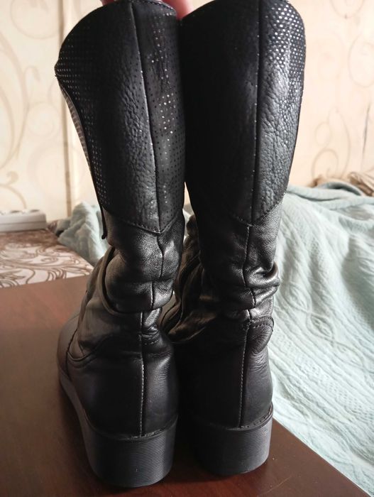 Сапожки ,чобітки зимові р.38 шкіряні