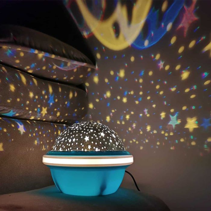 Projetor Lâmpada para bebés luz infantil estrelas  DESCONTO