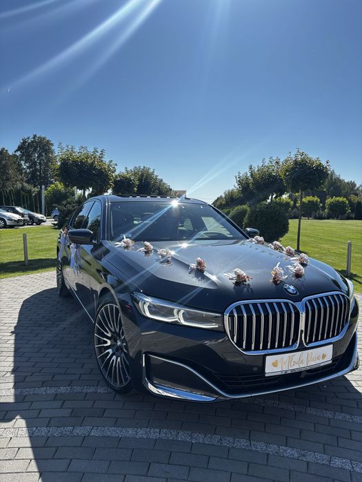 BMW 7 do ślubu | Luksusowa limuzyna | Kierowca | Masaże | VIP