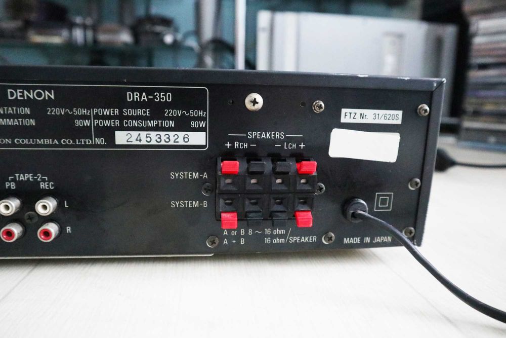‼️Усилитель ресивер DENON DRA-350 Япония  8Ом‼️