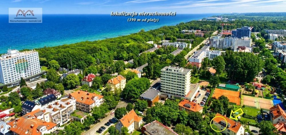 słoneczne 81 m2 + ogród 119 m2 - 390 m od plaży ... Kołobrzeg