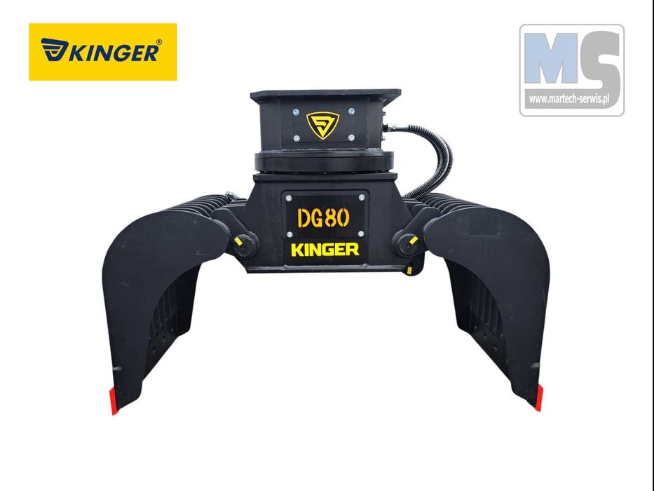 Chwytak sortujący wyburzeniowy z obrotem hydraulicznym 754kg 9-14t