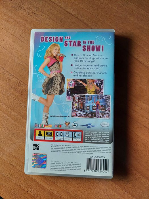 Jogo da Hannah Montana PSP