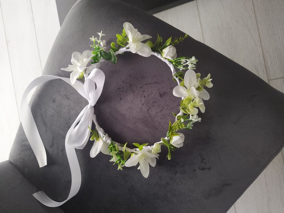 Wianek do ślubu, komunii, sypania kwiatków