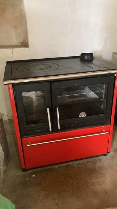 Forno fogão salamandra  Plamen 850 glas aquecimento  quase novo