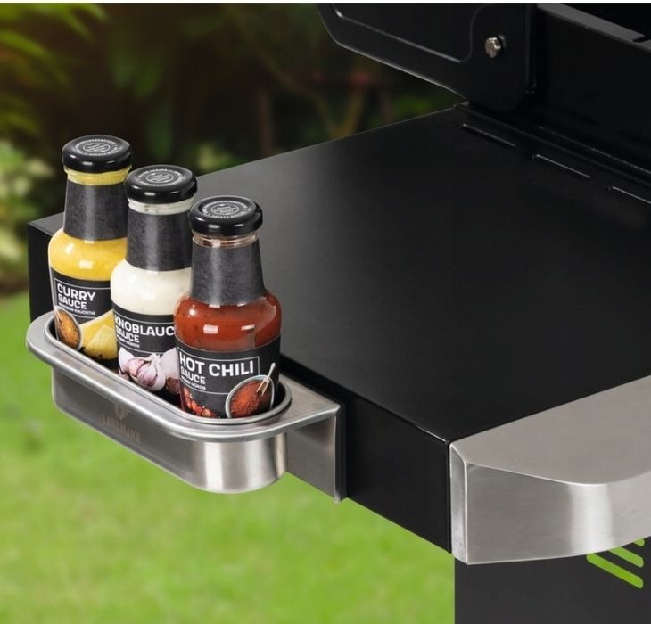 Magnetyczny uchwyt na butelki sosy przyprawy Landmann grill