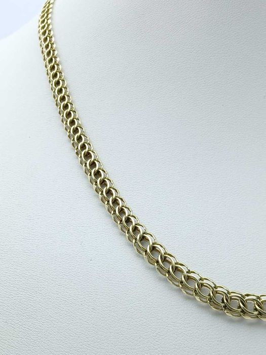 Masywny złoty łańcuch GARIBALDI 15,67G P585 46CM