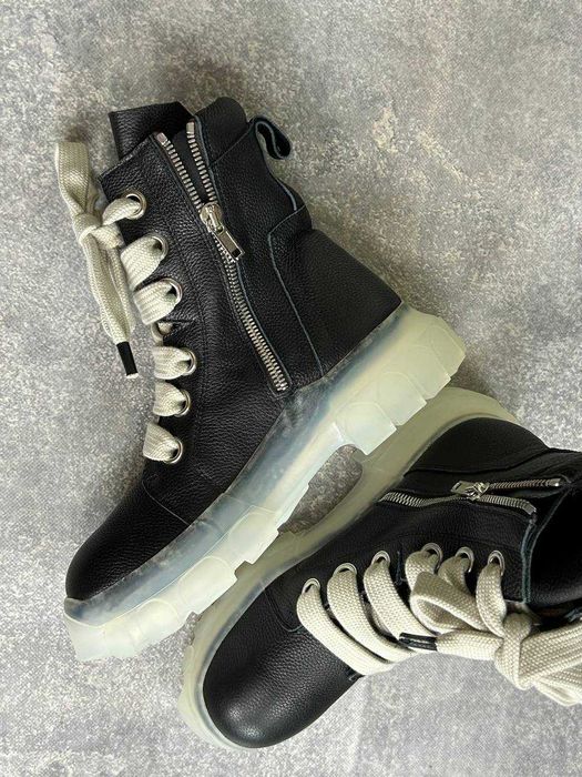 Rick Owens DRKSHDW JumboLaceo Lace-up Bozo Tractor Boots кеди чорні