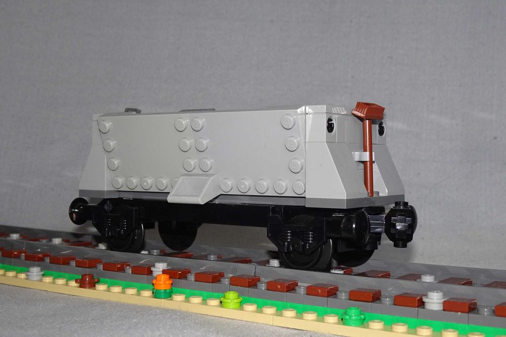 GRATIS wysyłka LEGO train wagon towarowy szary 7898
