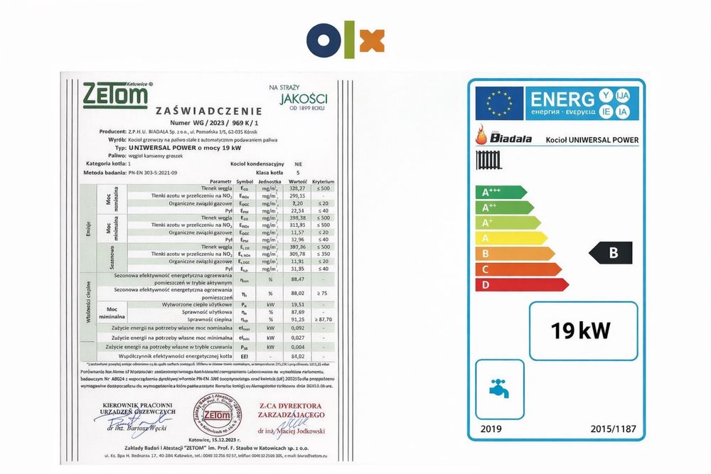 Kocioł Na Pellet Ekogroszek I Drewno 19 kw do 180m2
