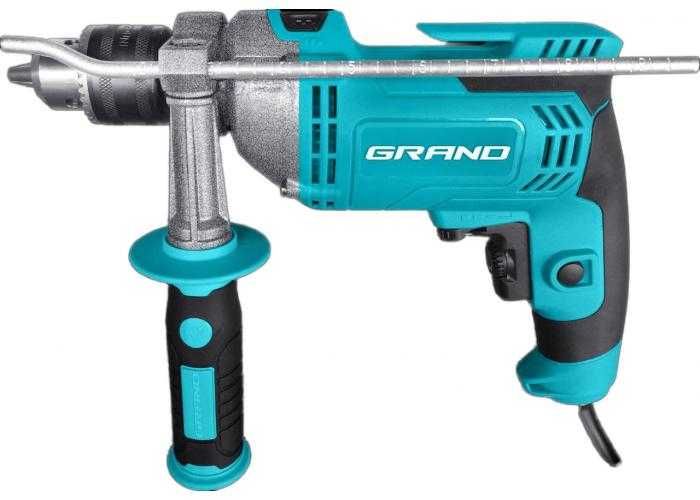 Дрель ударная Grand ДЭУ-1280 PRO (Чехия) 1280Вт