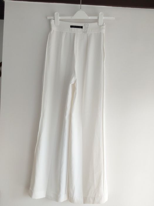Nowy spodnie damskie dzwony Zara Nowy z  metką