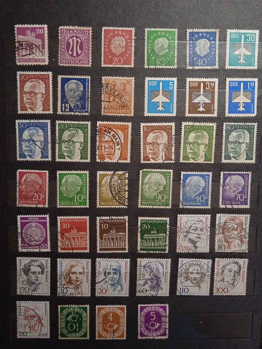 Znaczki Pocztowe Niemcy Deutche Niemieckie 253 szt (80)