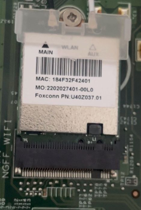 Wi-Fi + Bluetooth модуль DW1560 (Broadcom BCM94352Z) для Hackintosh