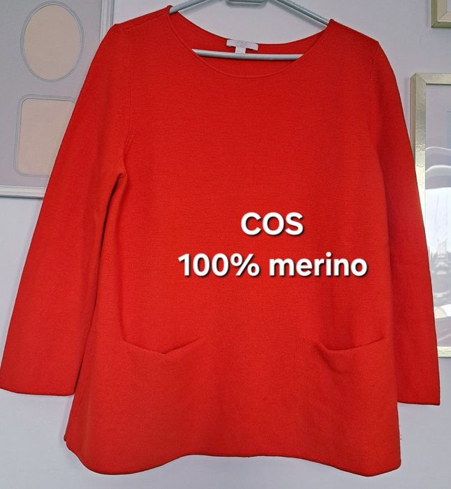 Sweterek, bluzka, merino, COS,rozm. M/L