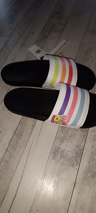 Nowe oryginalne męskie klapki Adidas rozmiar 46