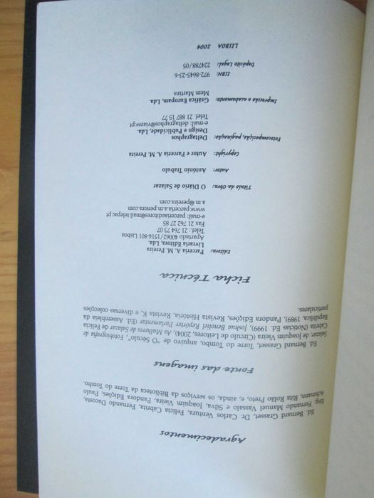 O Diário de Salazar, de António Trabulo