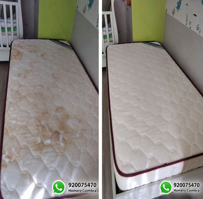 Limpeza de estofados, tapetes e colchões