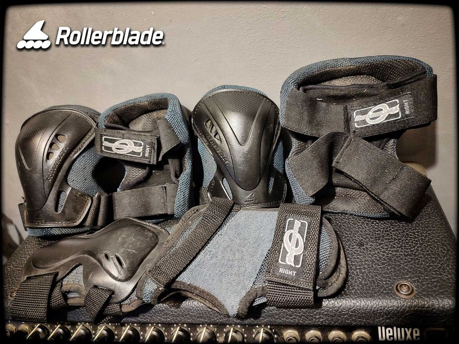 Ochraniacze na rolki ROLLERBLADE Evo Pro Gear | Czarne | Rozmiar L