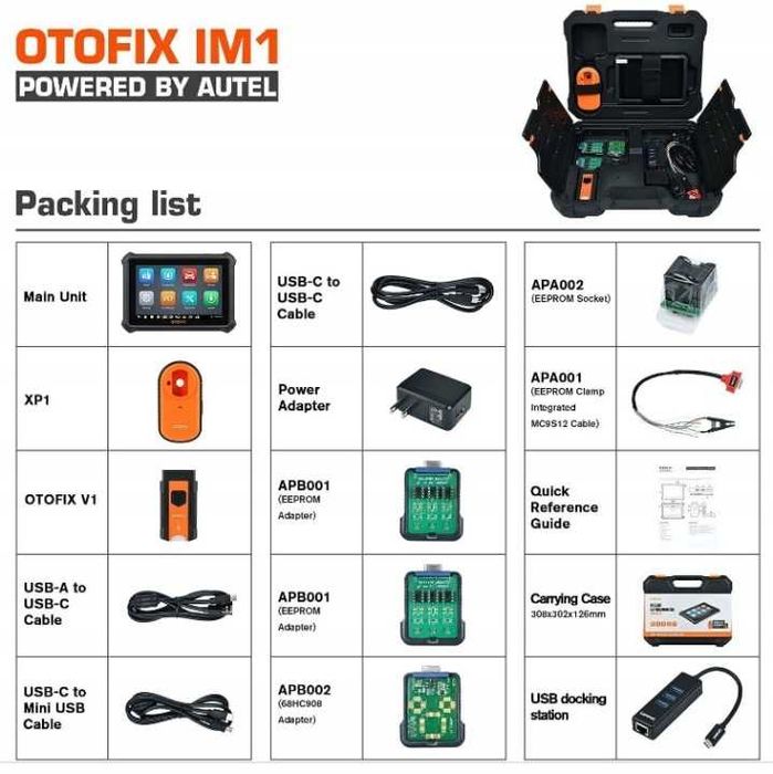 Otofix IM1 by Autel IM508 Programator Kluczy