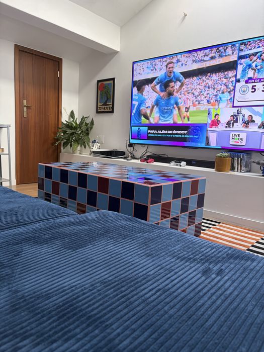 Mesa de centro em azulejo - fazemos personalizada