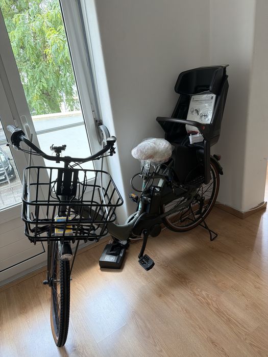 Bicicleta eletrica Panasonic com cadeirinha panasonic