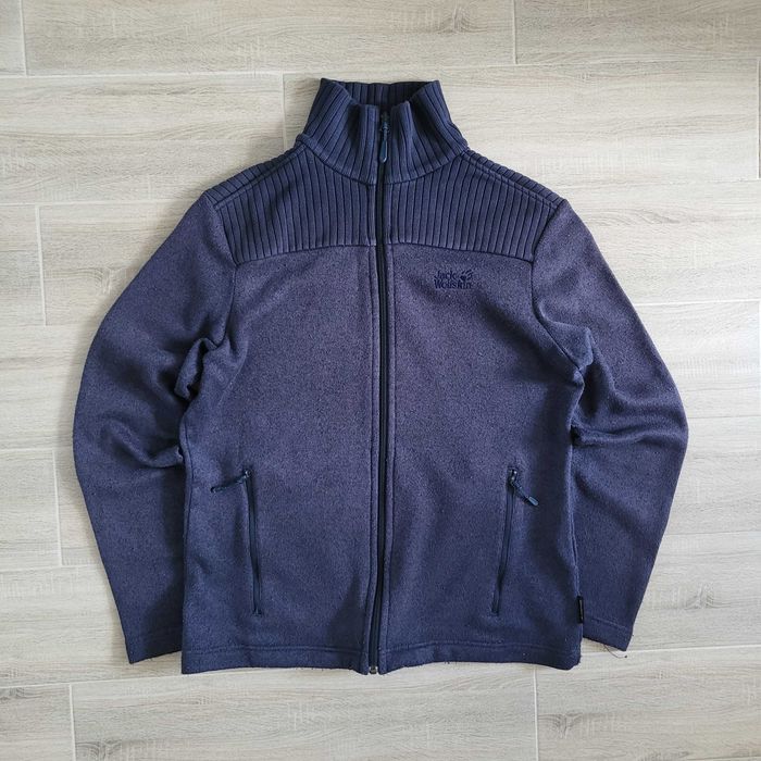 Толстовка jack wolfskin кофта утепленная зипка