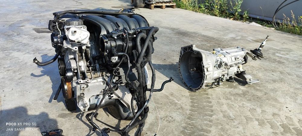 W-wa KOMPLETNY SILNIK BENZYNOWY N46B20BA BMW E81 E82 E87 E88 E90 E91 E92 E93 2.0 B 16V