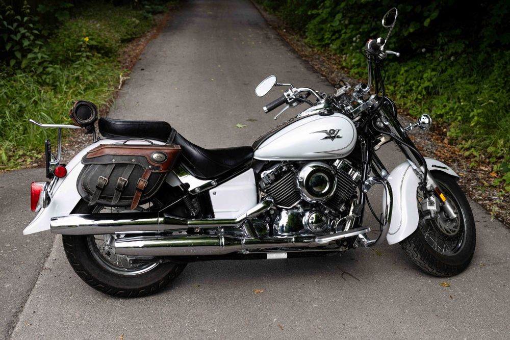 YAMAHA DRAG STAR 650 CLASSIC (2009) Biała Perła