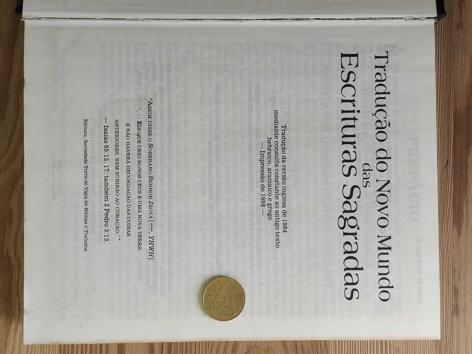 Tradução do Novo Mundo das Escrituras Sagradas (Tamanha A4, Grande)