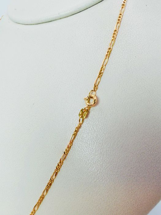 Nowy złoty łańcuszek PR.585 14K 50cm / FIGARO