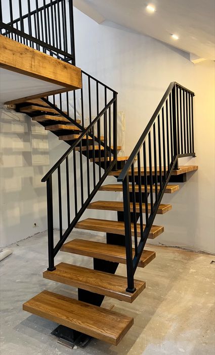 Schody drewniane , stalowe loft