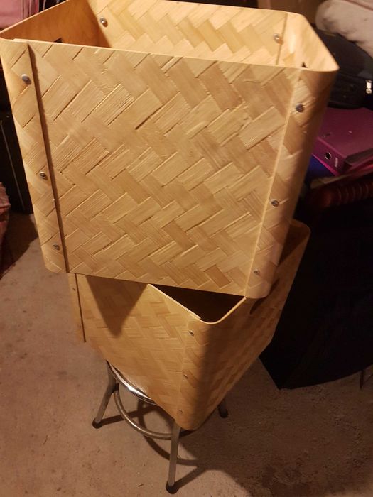 2 caixas ikea arrumação