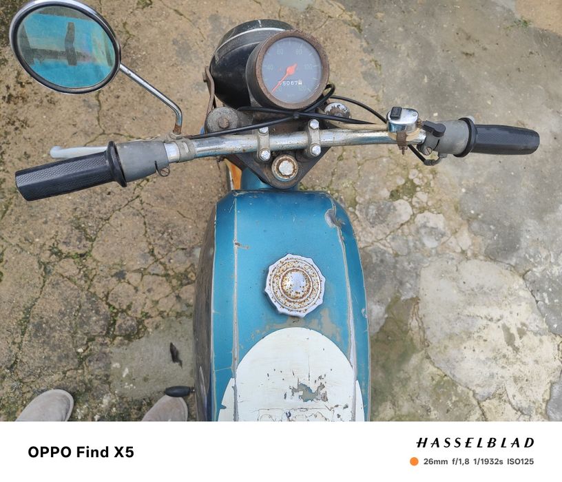 Mota Clássica Casal K182s 50cc de 1978 - Perfeita para Restauro