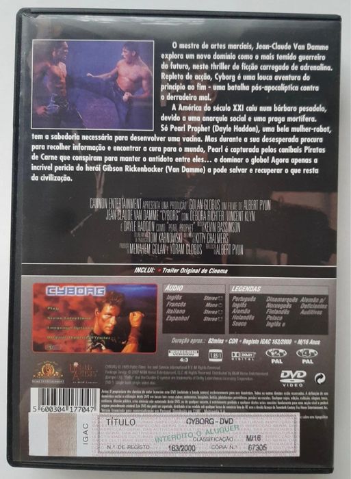 DVD cyborg - van Damme