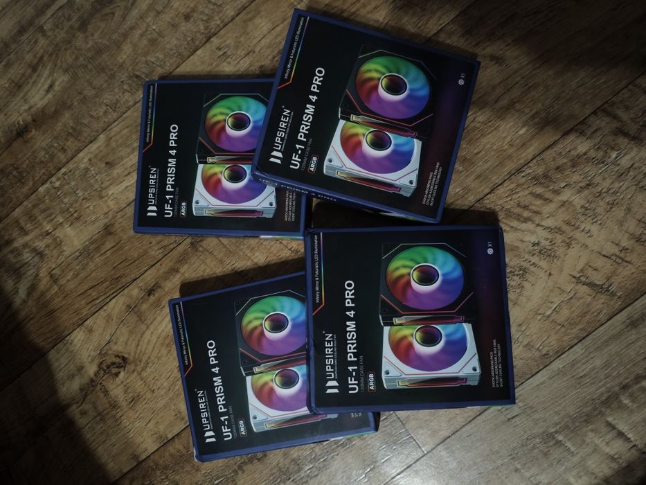 4x Wentylator ARGB 120mm 12cm 4-pin PWM Upsiren UF-1 Prism 4 Pro