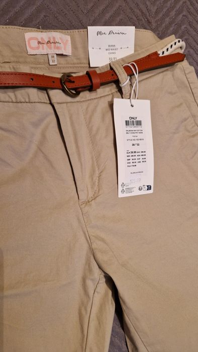Spodnie bawełniane damskie.Only. Rozmiar 38, M. PROMOCJA