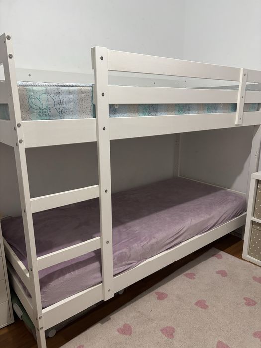 Estrutura beliche Ikea como nova