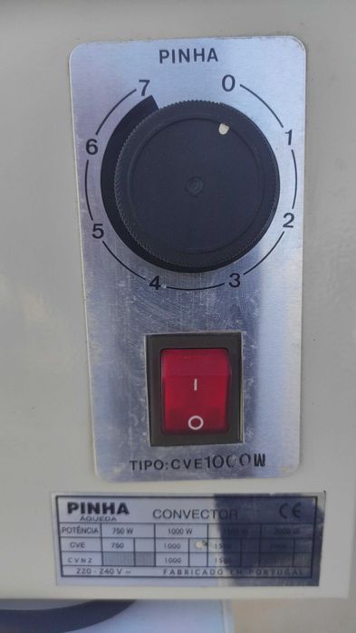 Aquecedor Elétrico de Parede com termostato