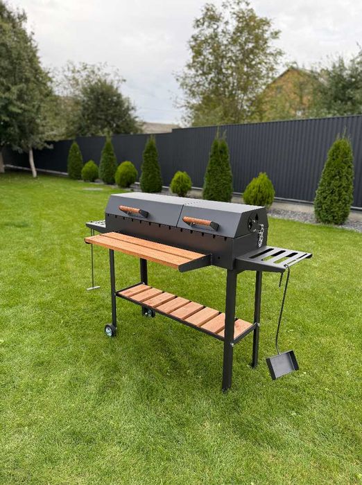 Мангал гриль барбекю метал 5 мм ПОСИЛЕНИЙ