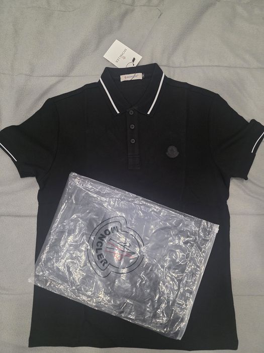 Polo moncler preto novo