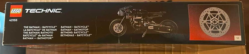 Lego Technic 42155 - BATMAN's BATCYCLE™ (discontinued)64564330143105122