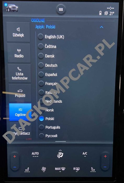 Navigacja SYNC 4 Ford F-150 Mustang Mach-e Egde 2022 USA - EU SYNC4