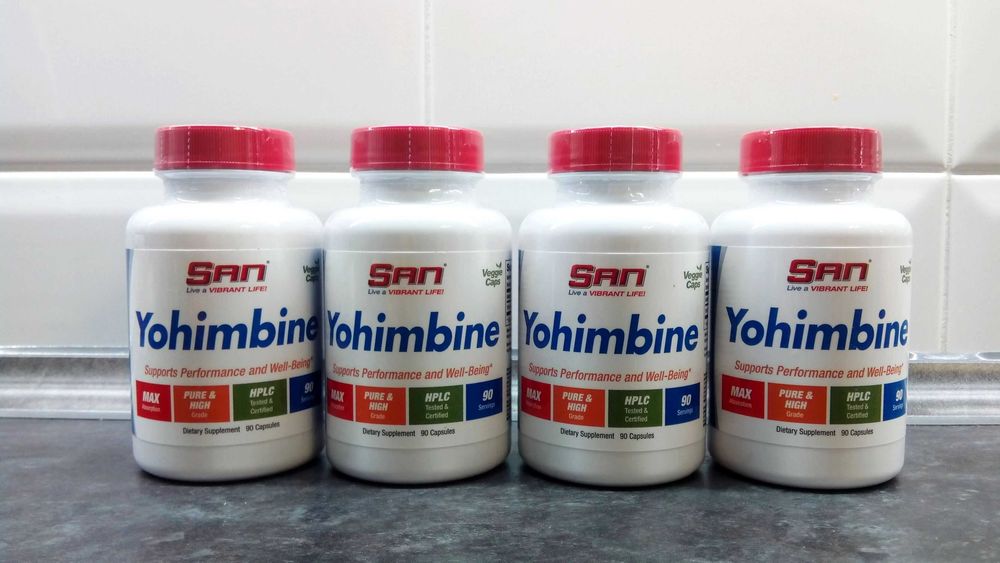 SAN Nutrition, Yohimbine 3 мг (90 капс.), йохимбин, жиросжигатель