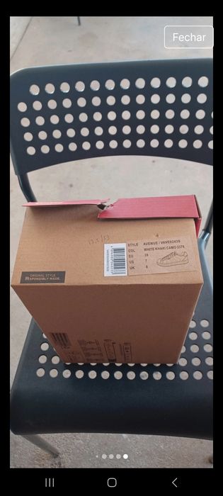 Sapatilhas Levi's Avenue White Khaki N39