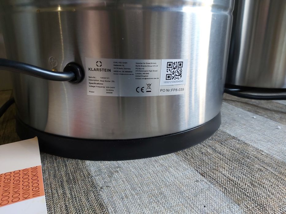 Пивоварня Klarstein Mash-proof (Германия)