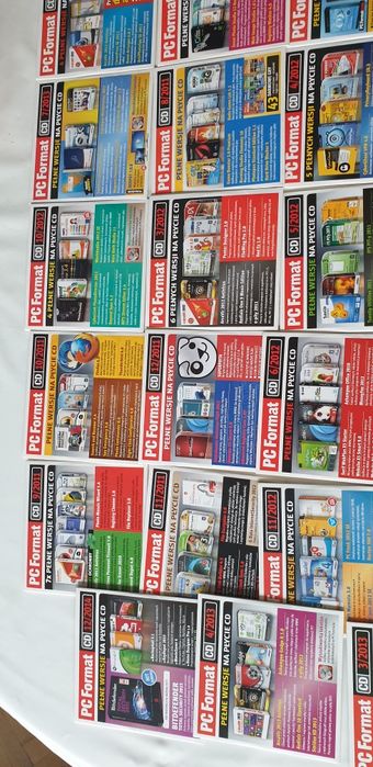 Ogromna kolekcja PC Format płyty 53 sztuki cd action