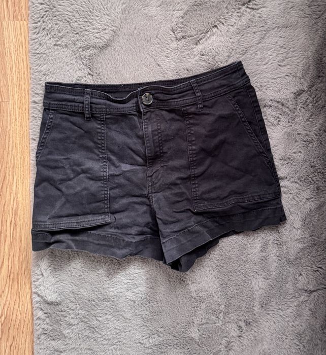 Spodenki h&m L granatowe bawełna 98%