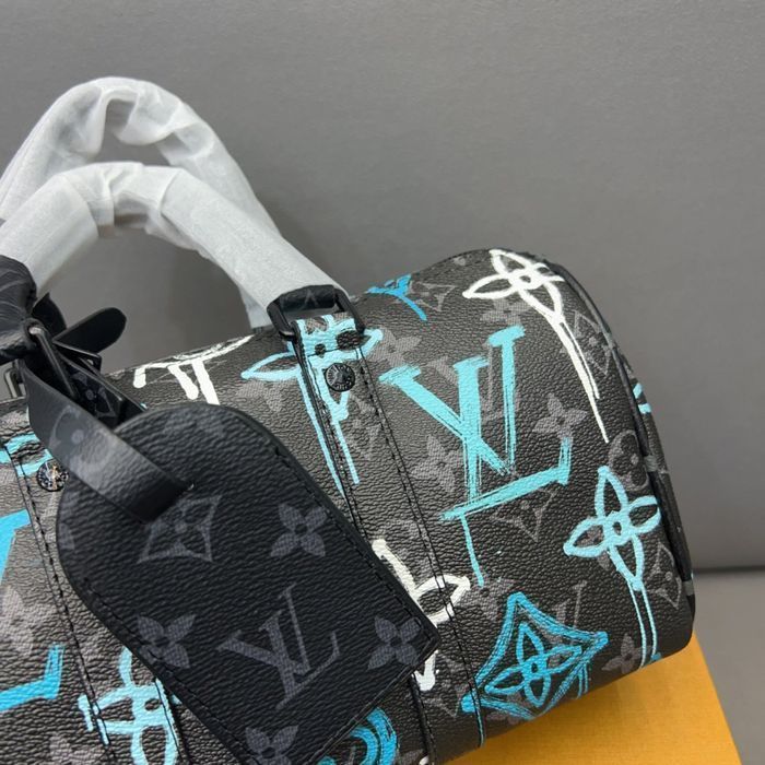 LOUIS VUITTON Keepal мужская сумка женская унисекс кожаная