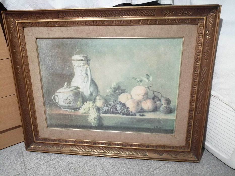 Quadro de sala de jantar em tapeçaria
